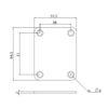 Fender Custom Shop neck plate replacement part - Silver + Free shipping