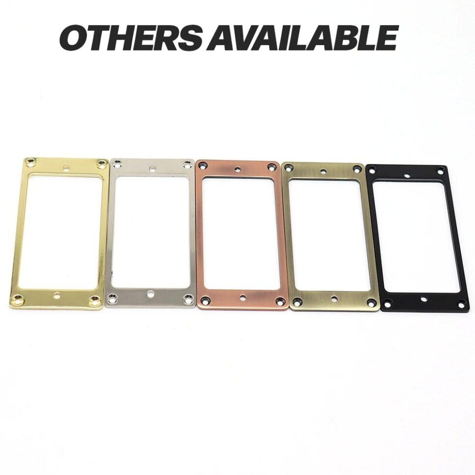 Gibson humbucker pickup rings metal Flat replacement - Bronze + Free shipping