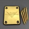 Fender Custom Shop neck plate replacement part - Gold + Free shipping