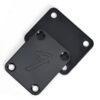 Vintage fender F neck plate replacement part - Black + Free shipping