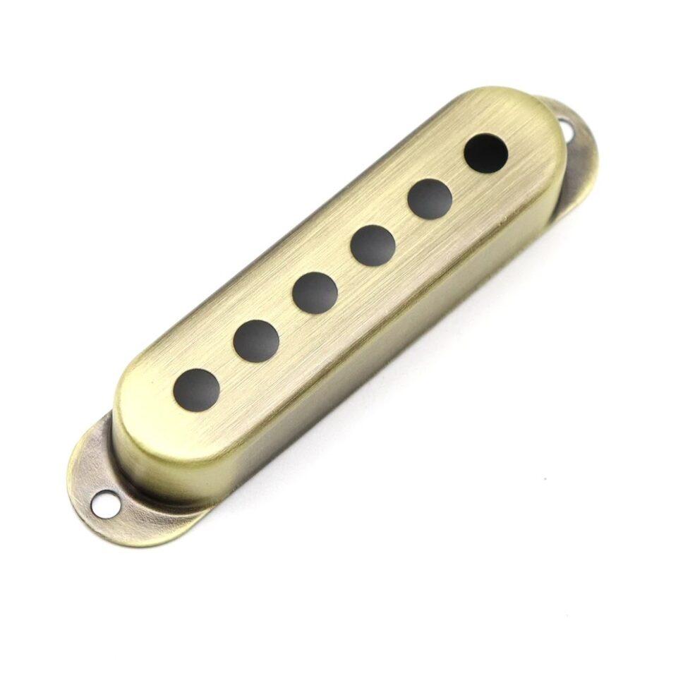 Single coil Metal pickup cover 52mm Bronze (1pc) + Free shipping
