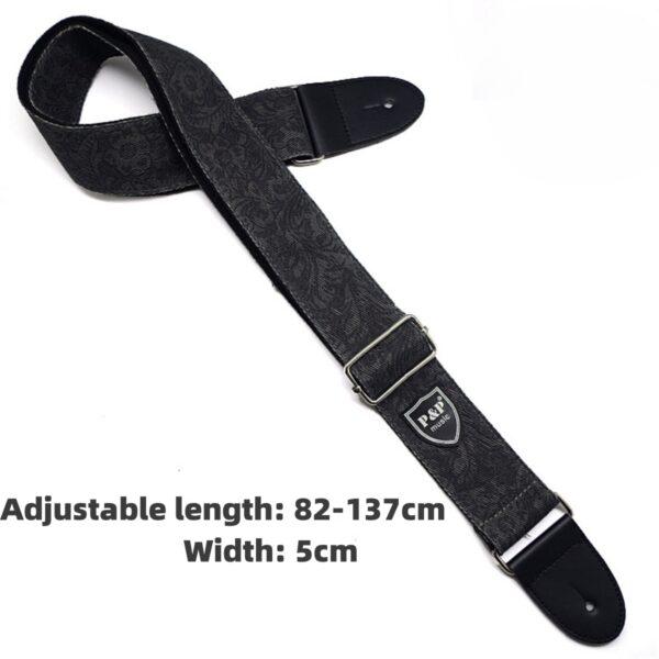 P&P Vintage pattern guitar and bass strap + Free shipping