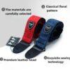 P&P Vintage pattern guitar and bass strap + Free shipping