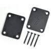 Vintage fender F neck plate replacement part - Black + Free shipping