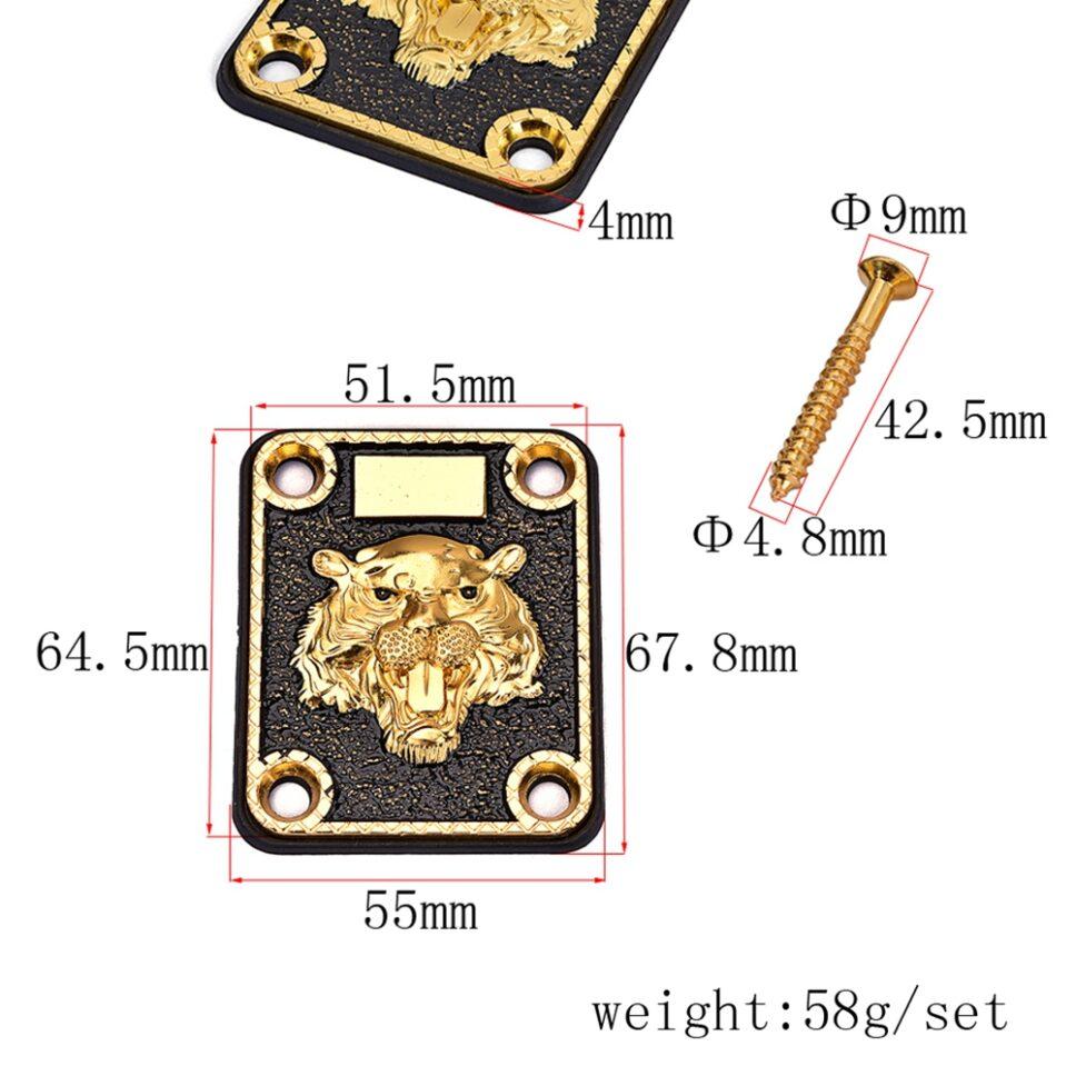 neck plate replacement part - Silver +Screws + Free shipping