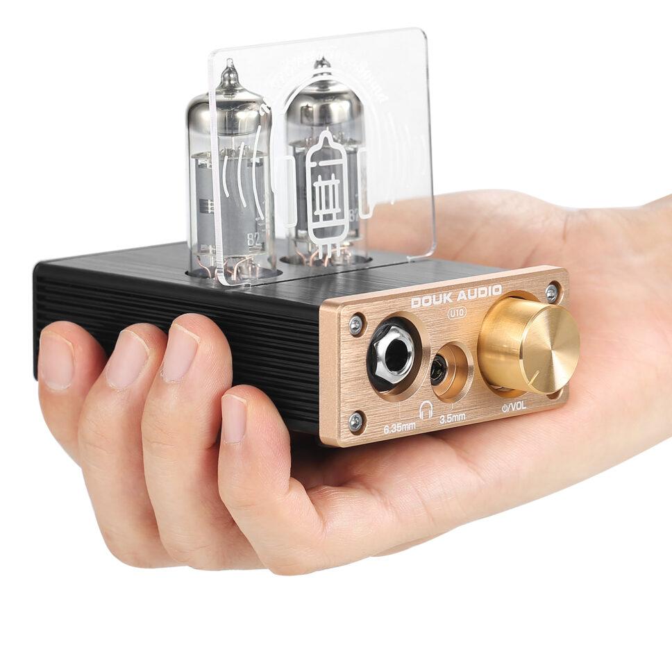 Douk Audio U10 HiFi Valve Stereo Tube Preamp/amplifier 6.35mm/3.5mm 6A2 + Free shipping