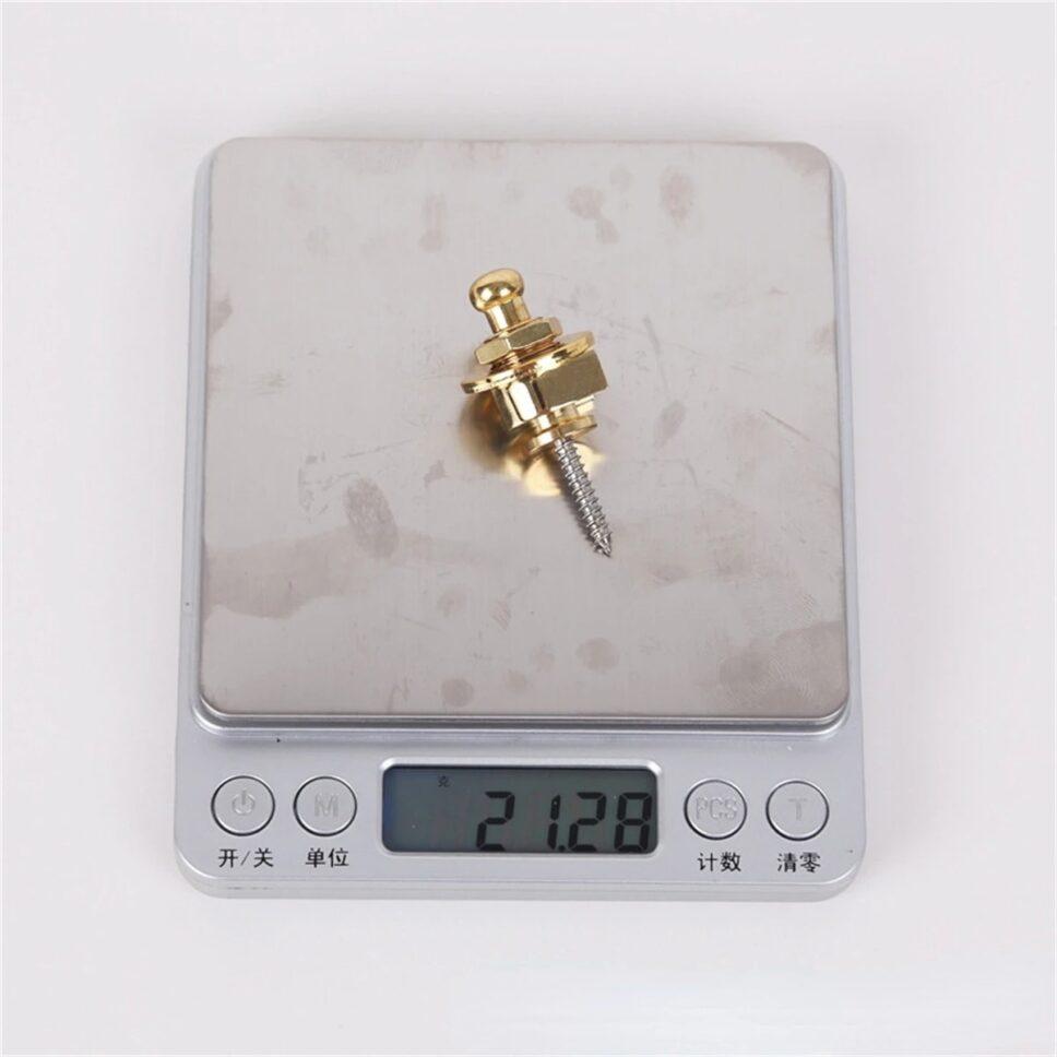 pack of 2, guitar Strap locks Gold + Free shipping
