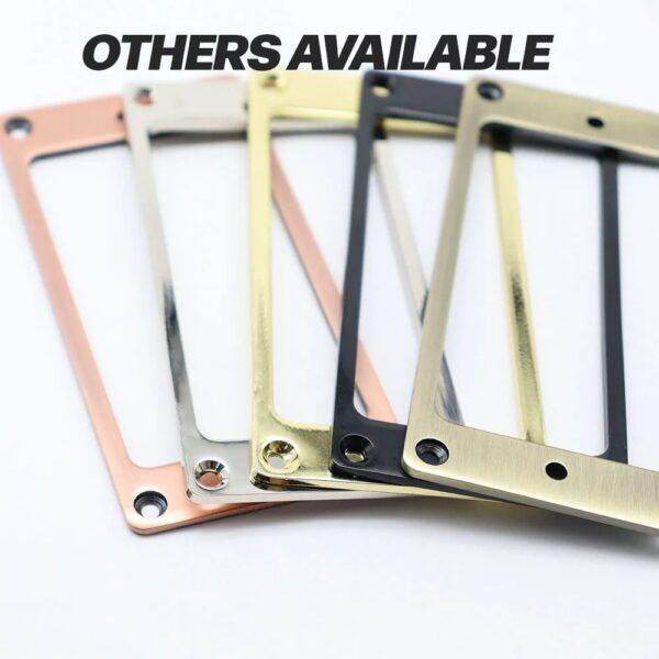 Gibson humbucker pickup rings metal Flat replacement - Silver + Free shipping