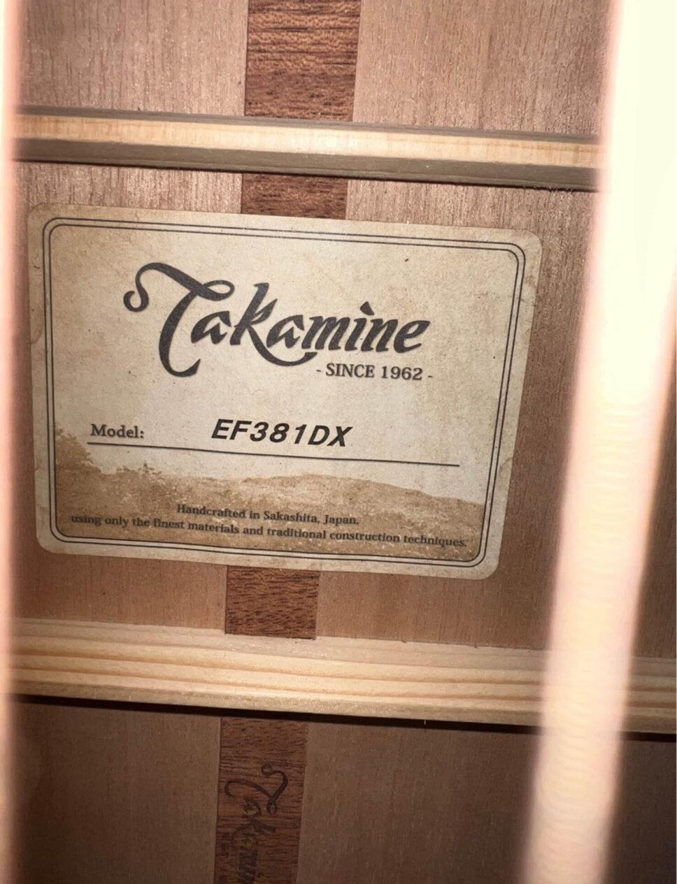 takamine legacy deluxe
