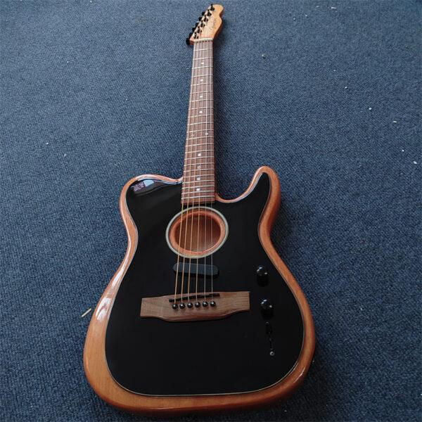 Guitare électrique semi-creuse 6 cordes