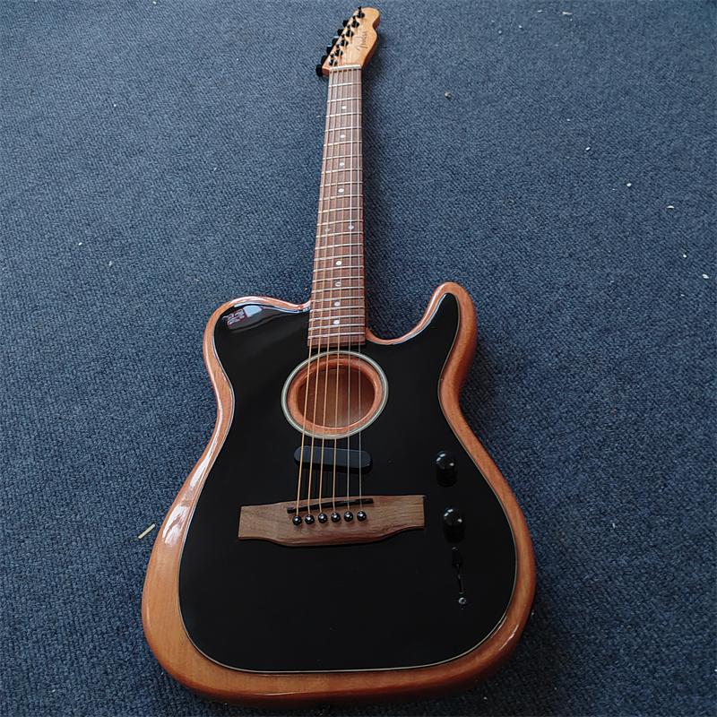 Guitare électrique semi-creuse 6 cordes