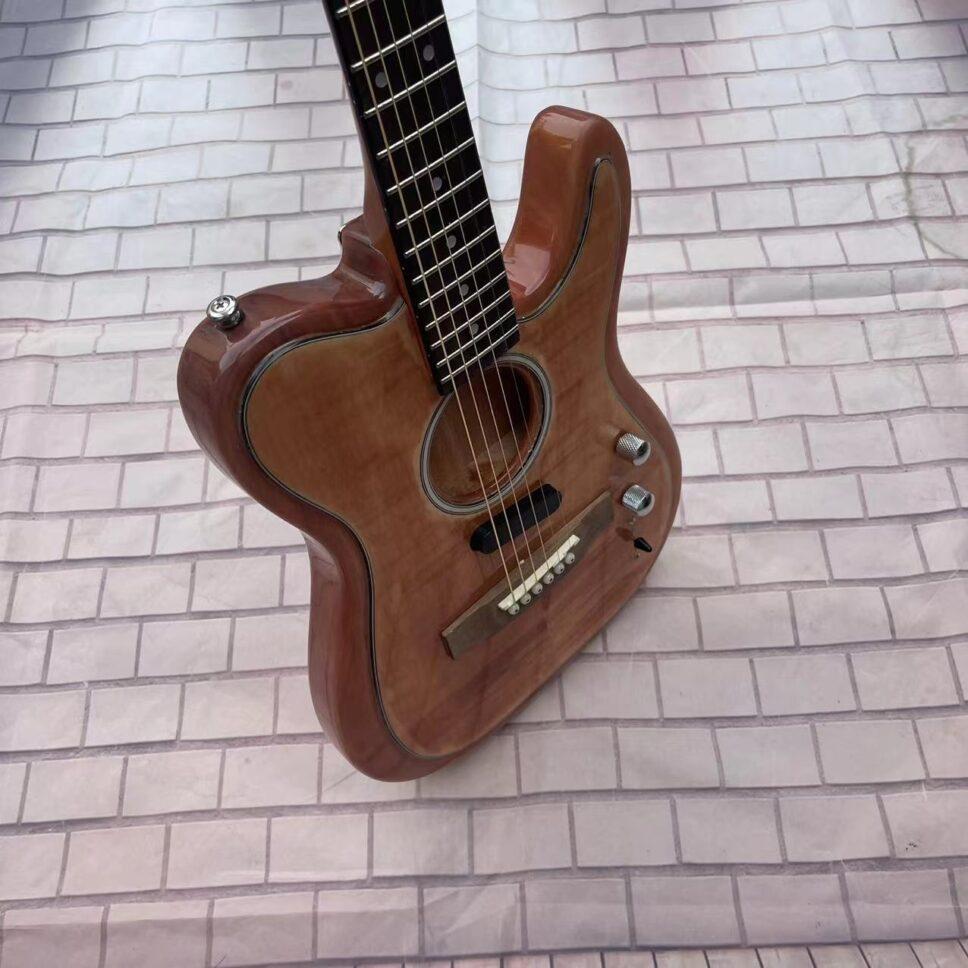 JE6-Guitare électrique semi-creuse