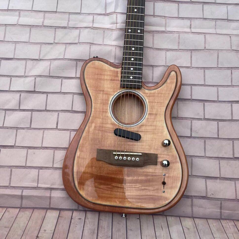 JE6-Guitare électrique semi-creuse