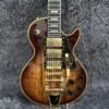 Guitare Électrique LP-Électrique JE Yellow Binding Bigsby