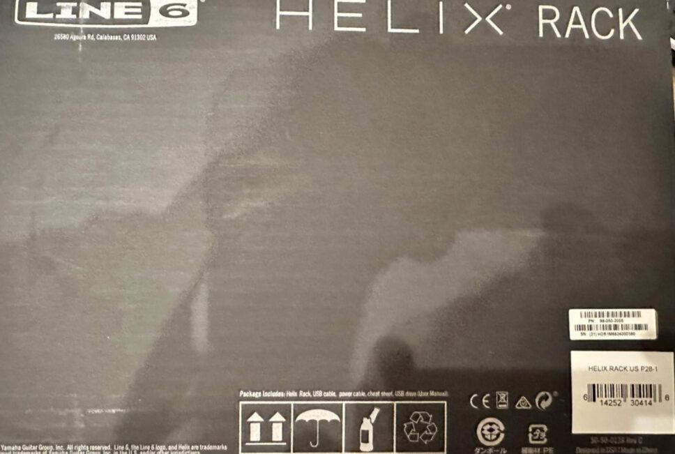 Line 6 Helix Rack, Helix Control, & Expression Pedal