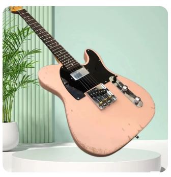 Guitare Électrique Pink DistMurcia - Relic Tele Telec84