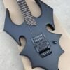Guitare Électrique - Corps de Style Chauve-Souris Noire