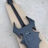 Guitare Électrique - Corps de Style Chauve-Souris Noire