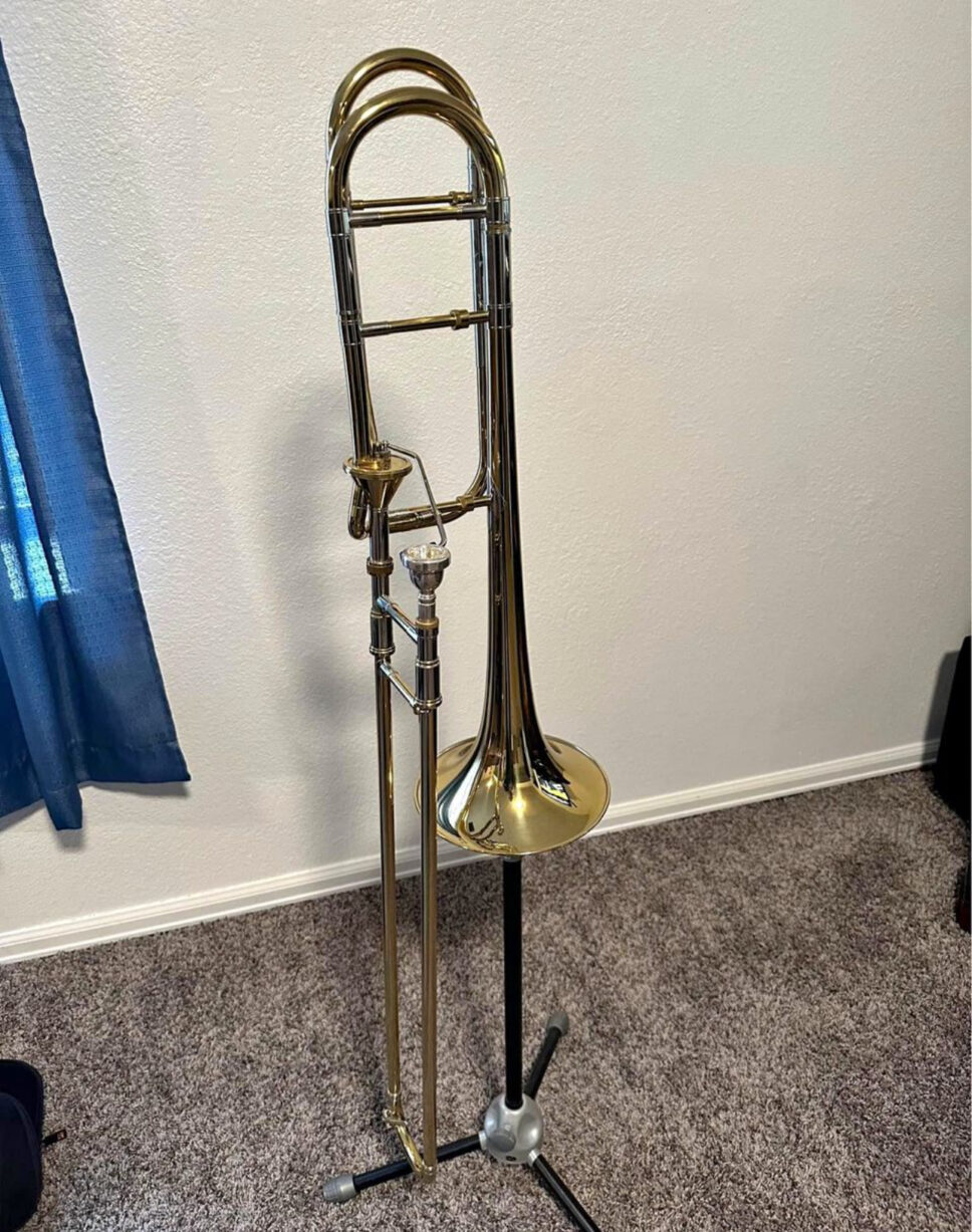 Professional Open Wrap Trombone with Thayer valve.