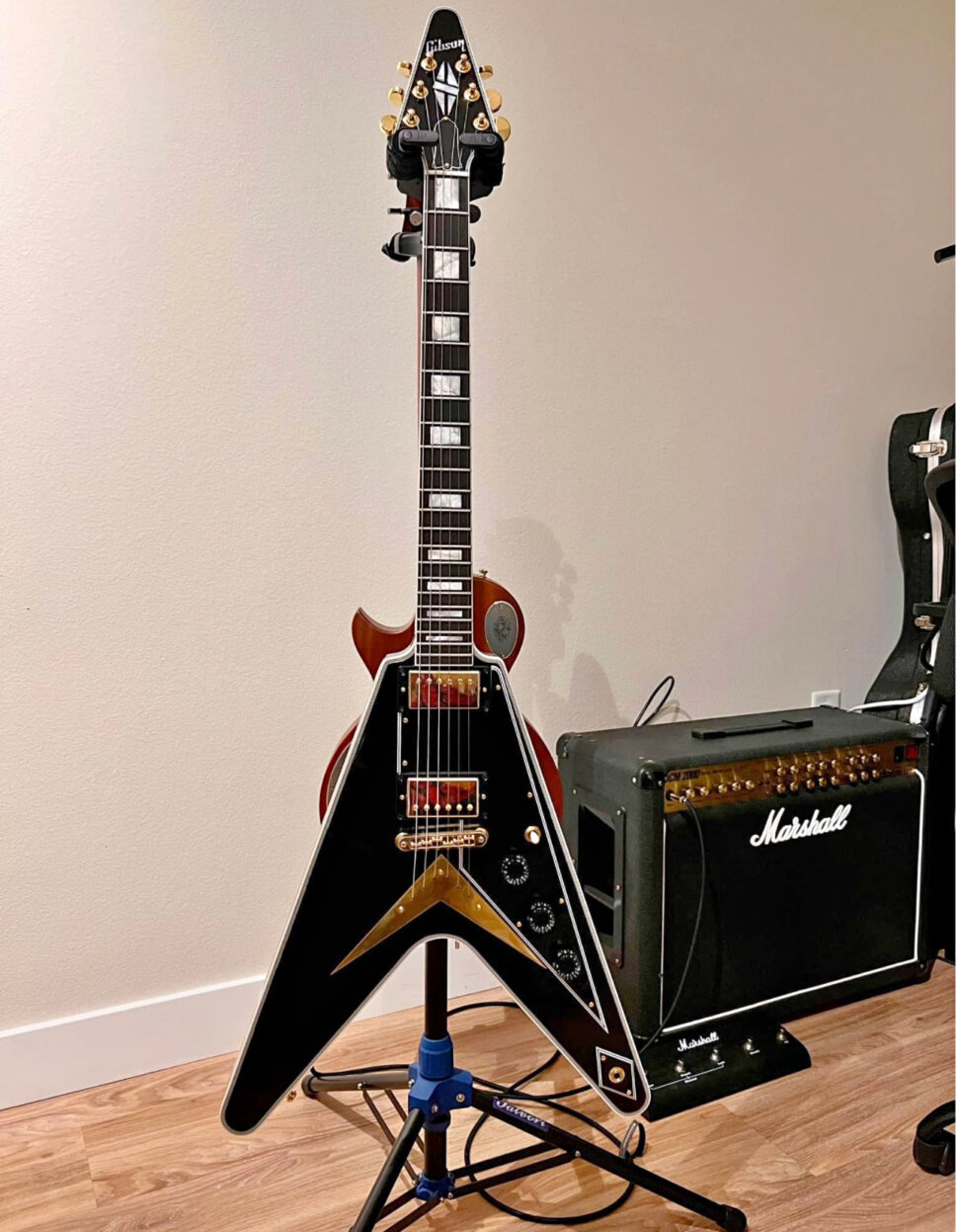 Gibson Custom Shop Flying V Custom Ebony