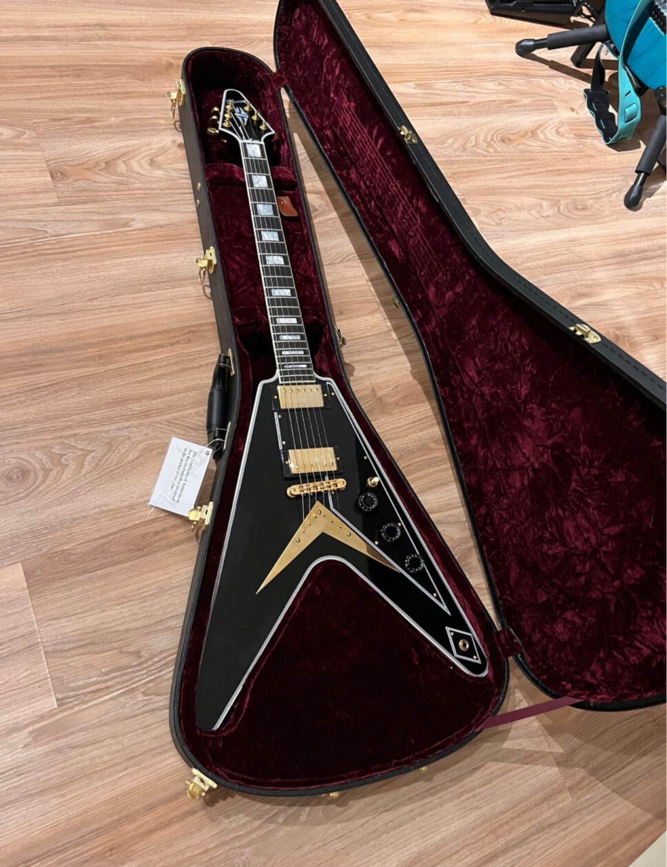Gibson Custom Shop Flying V Custom Ebony