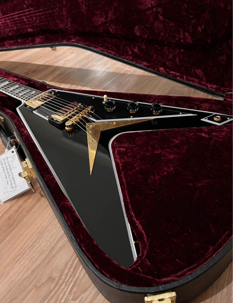 Gibson Custom Shop Flying V Custom Ebony