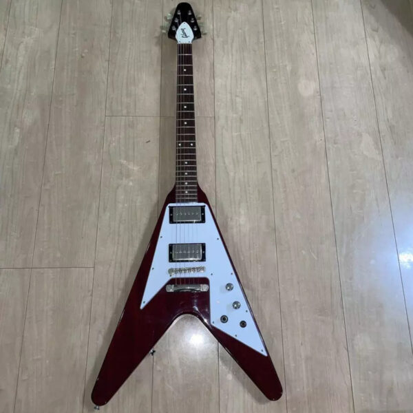 Greco flying v electric guitar gibson truss rod cover