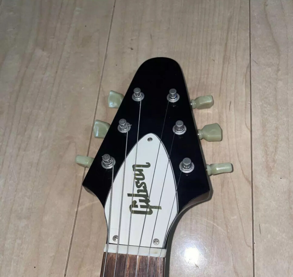 Greco flying v electric guitar gibson truss rod cover