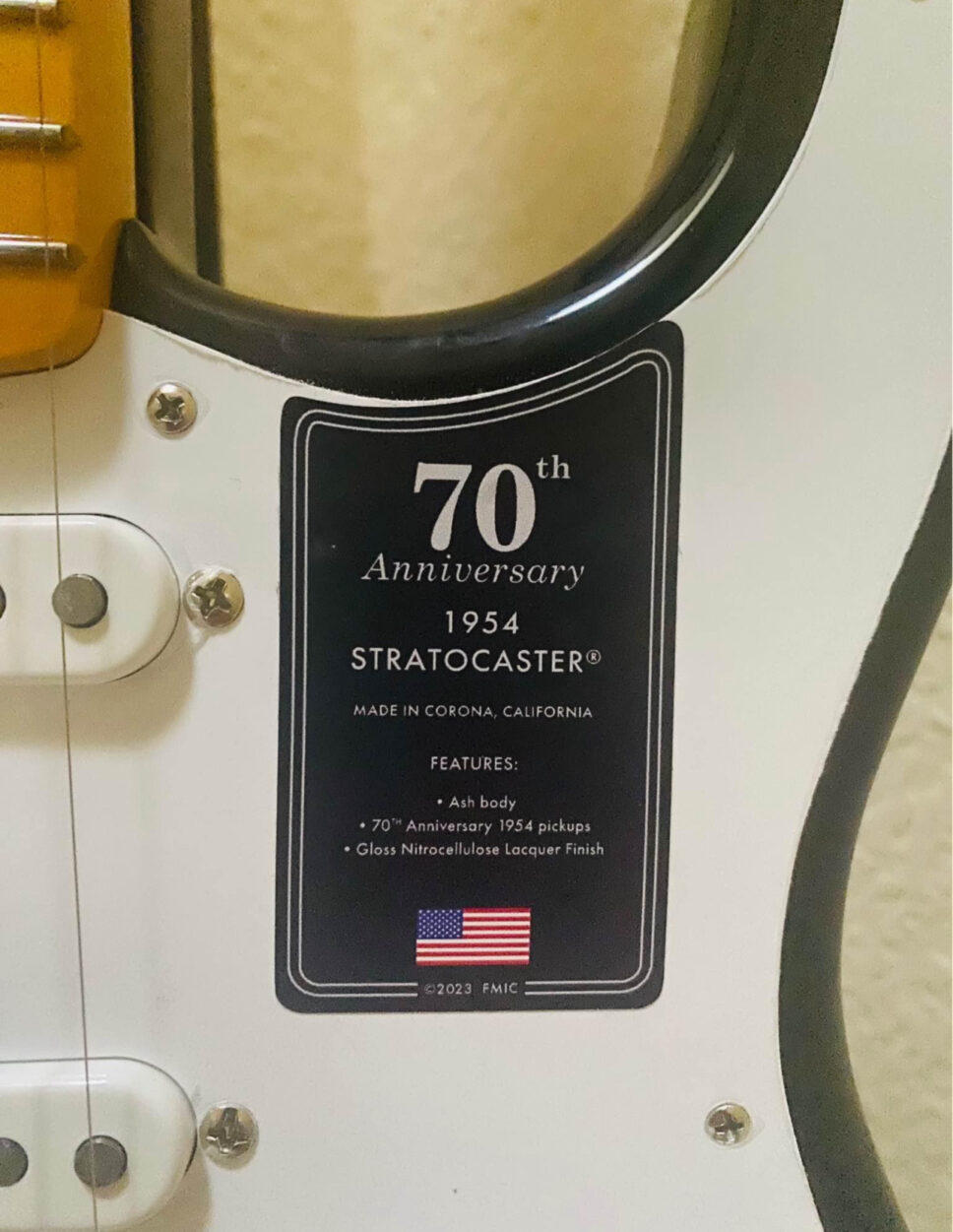 Fender 70th Anniversary Strat Limited Edition