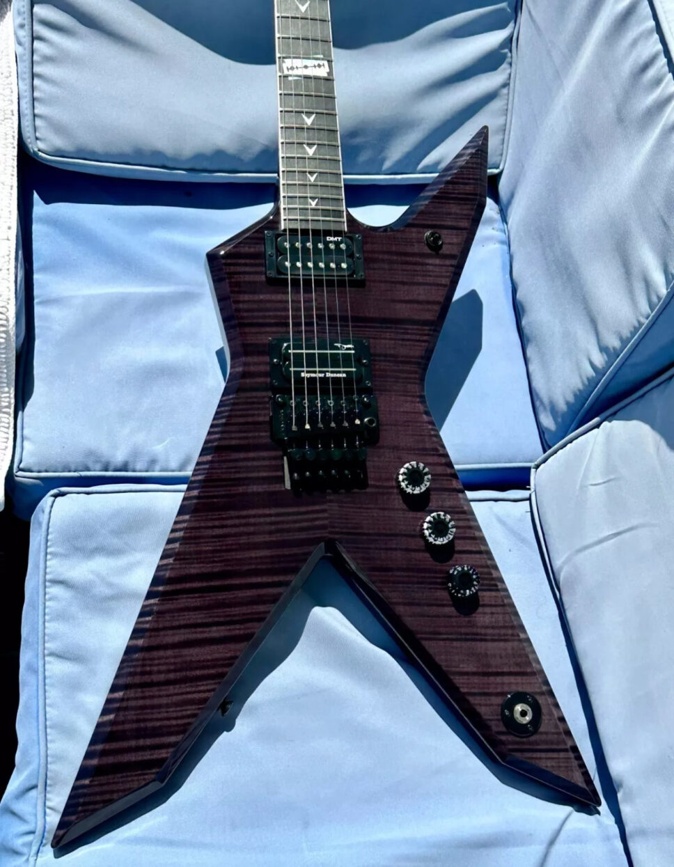 Dean Rebel USA Dime Rebel Flame Top - Trans Black