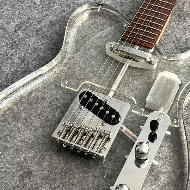 Guitare Électrique Acrylique Personnalisable