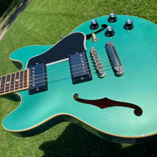 2011 Gibson ES-339 Custom Shop Inverness Green 7.5 lbs Slim