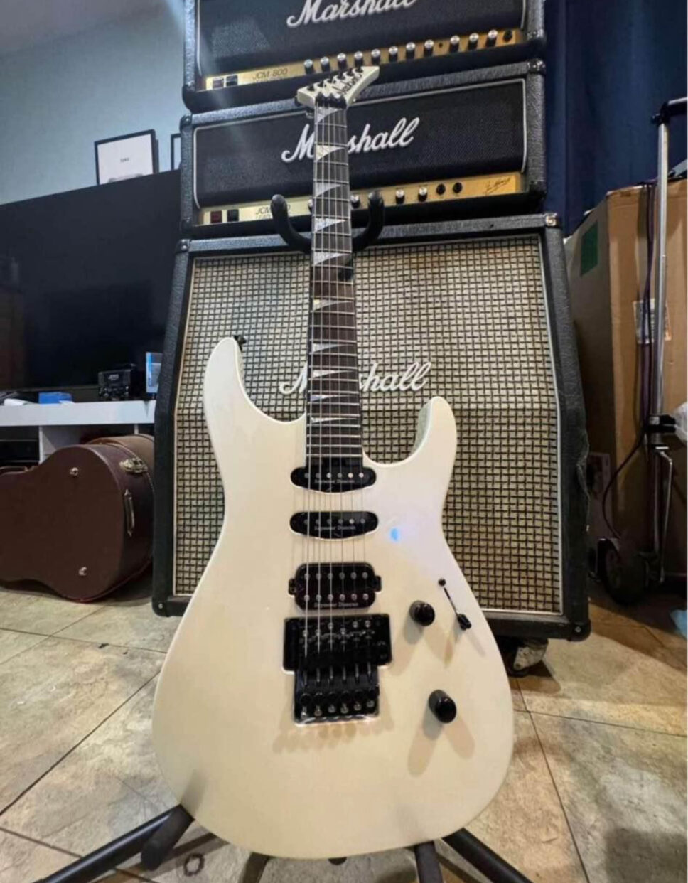 Jackson American Series Soloist SL3 Platinum Pearl