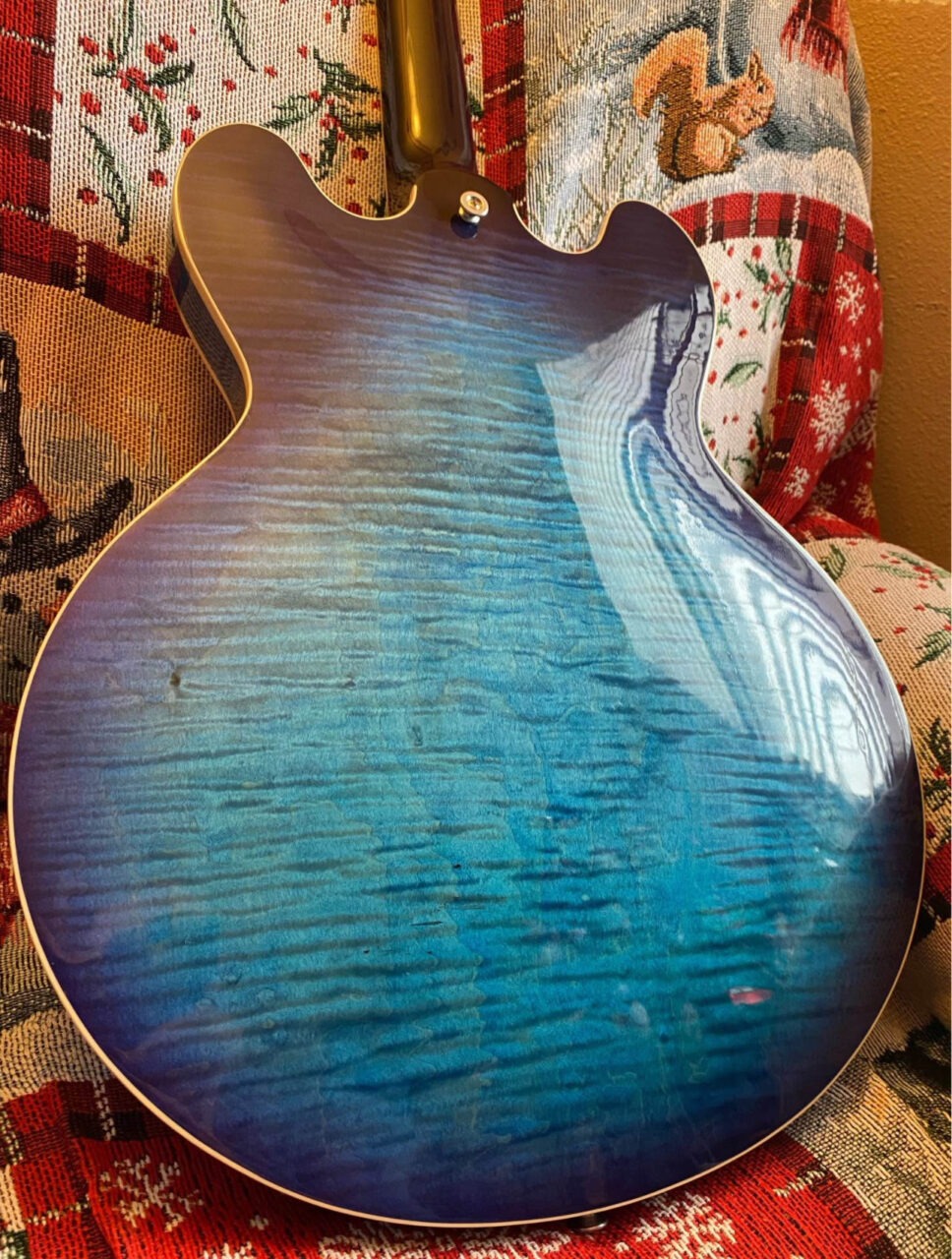 GIBSON ES335 Figured Limited Edition Electric Guitar Blueber