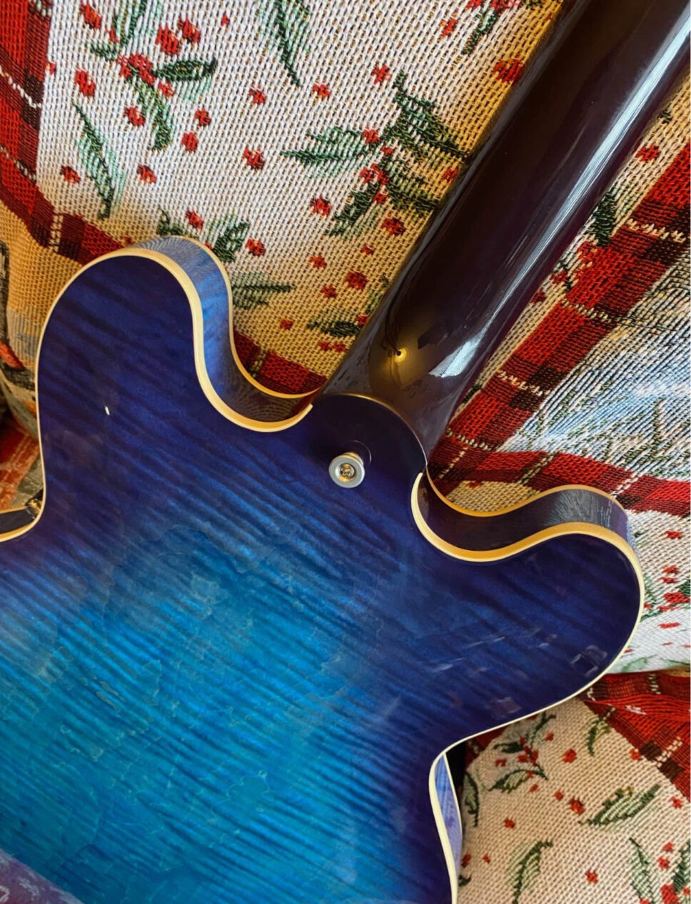 GIBSON ES335 Figured Limited Edition Electric Guitar Blueber