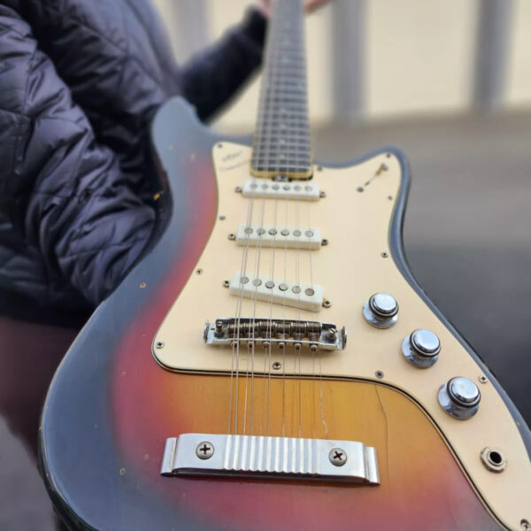 1960s Vox Tempest XII Electric 12-String Guitar – Sunburst F