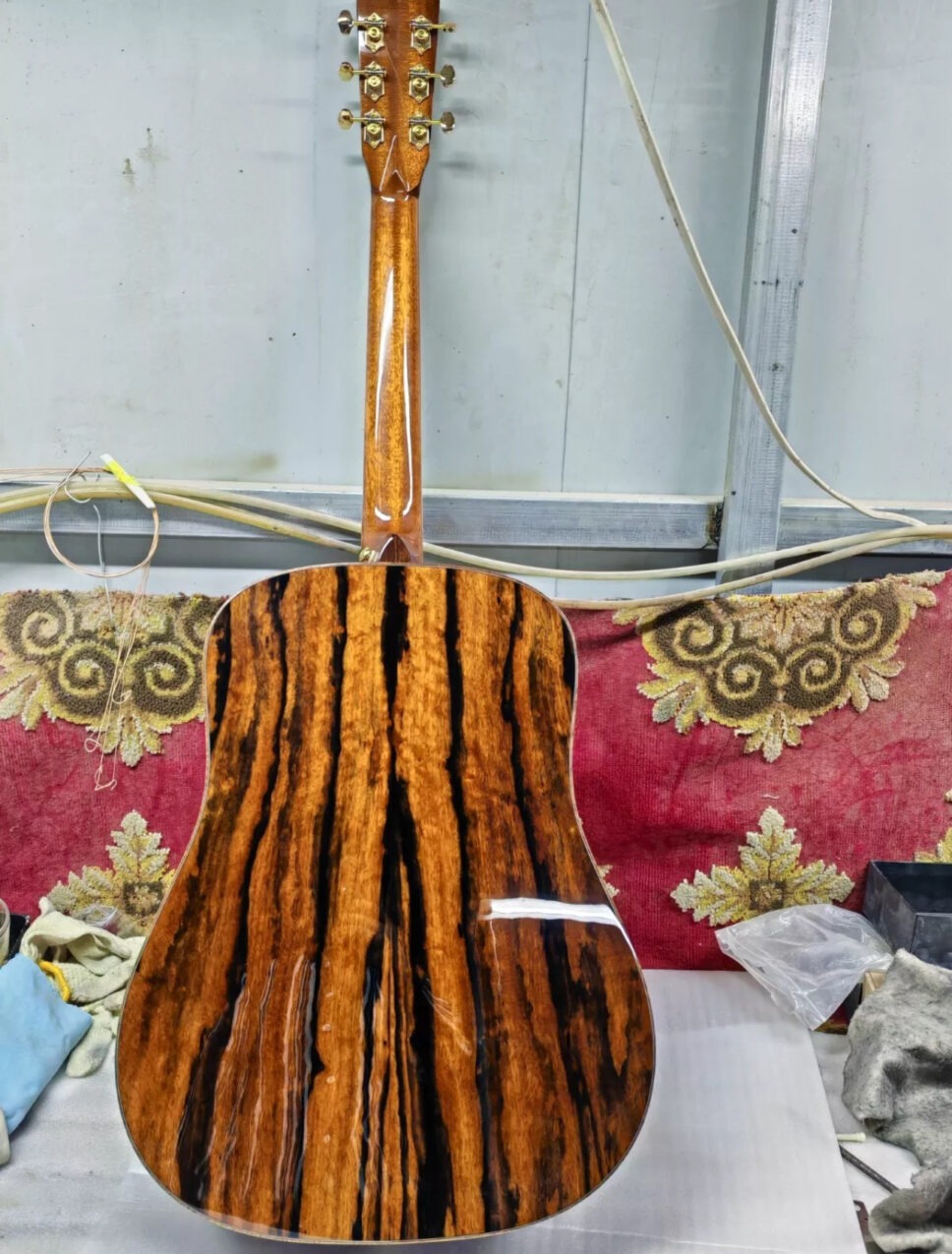 All Solid Wood 41" D Type Solid Cedar Acoustic Guitar Abalon
