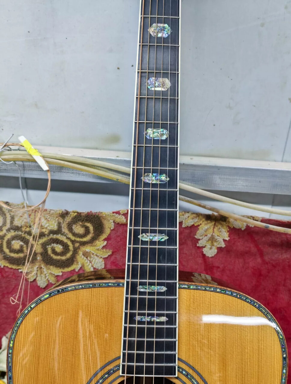 All Solid Wood 41" D Type Solid Cedar Acoustic Guitar Abalon