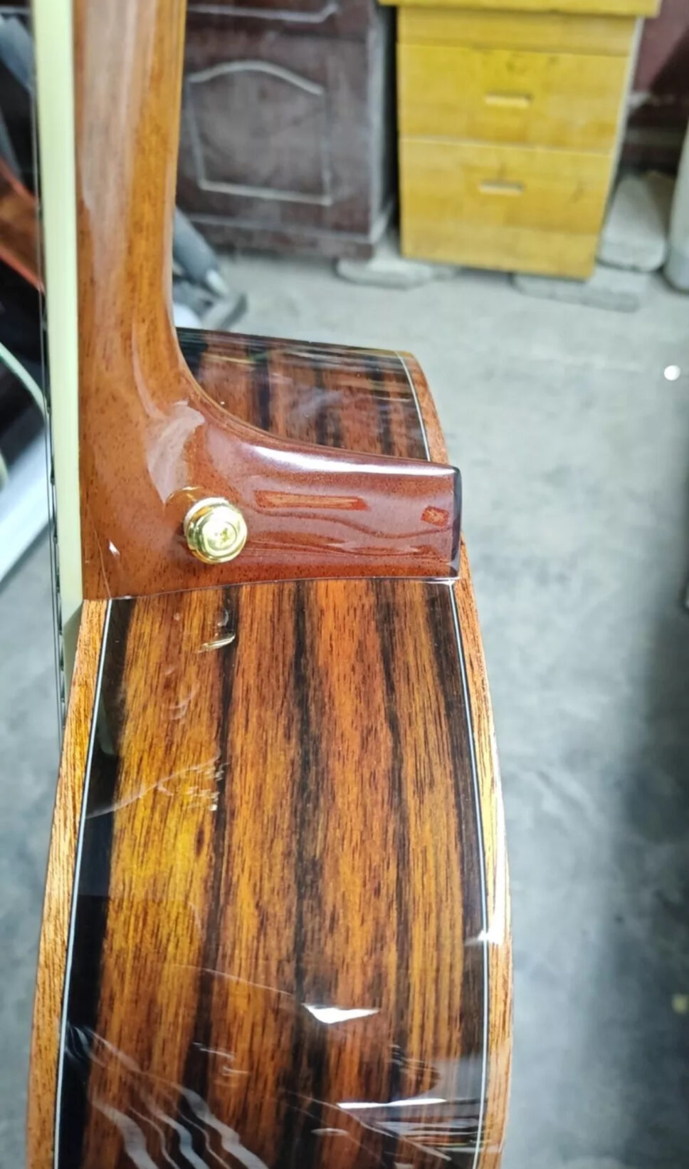 All Solid Wood 41" D Type Solid Cedar Acoustic Guitar Abalon