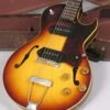 Guitare Électrique Vintage Sunburst Semi Hollow Body