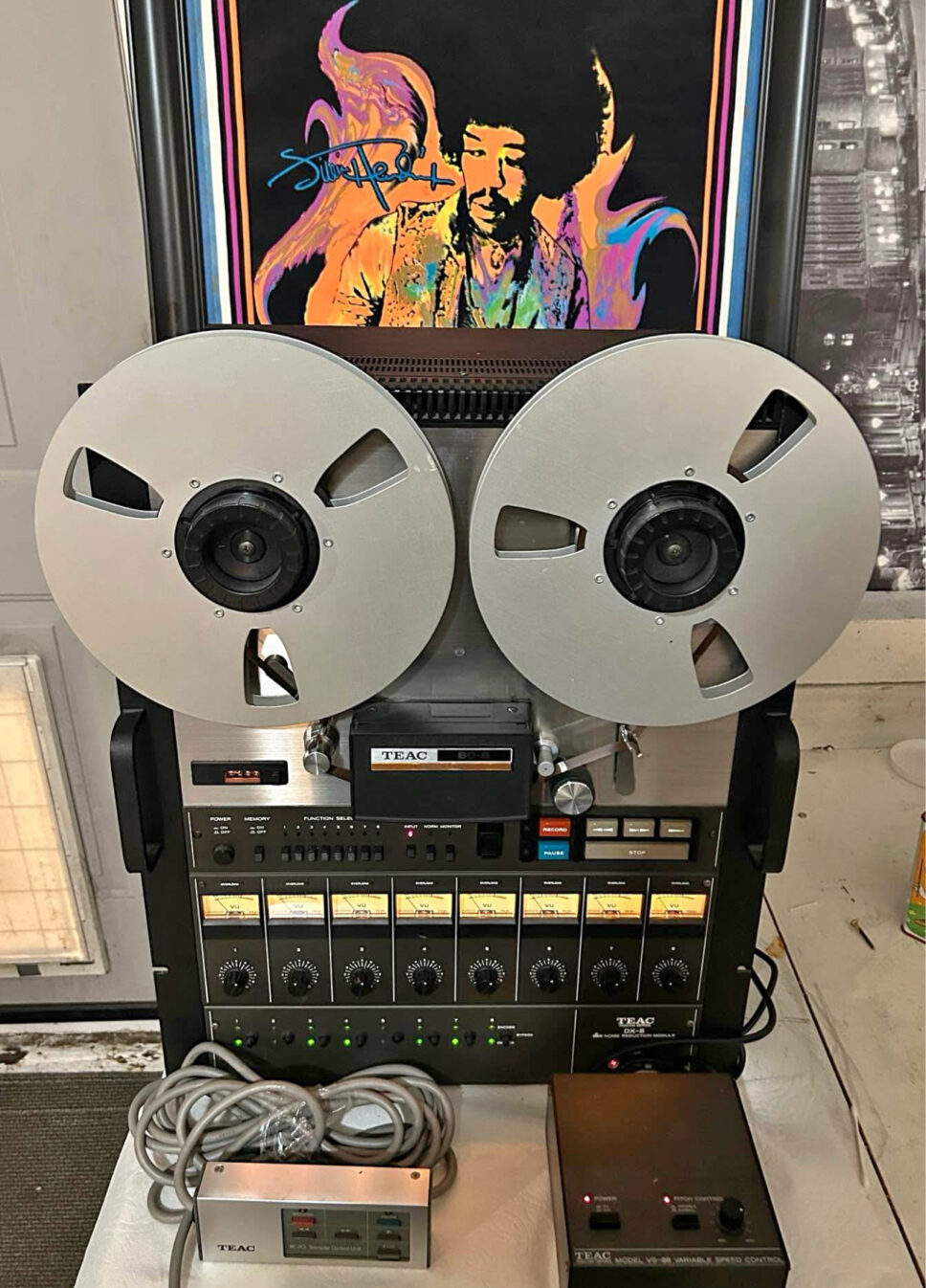 Tea 80-8 Vintage Reel to Reel/ Tascam Series DX-8 Noise Redu