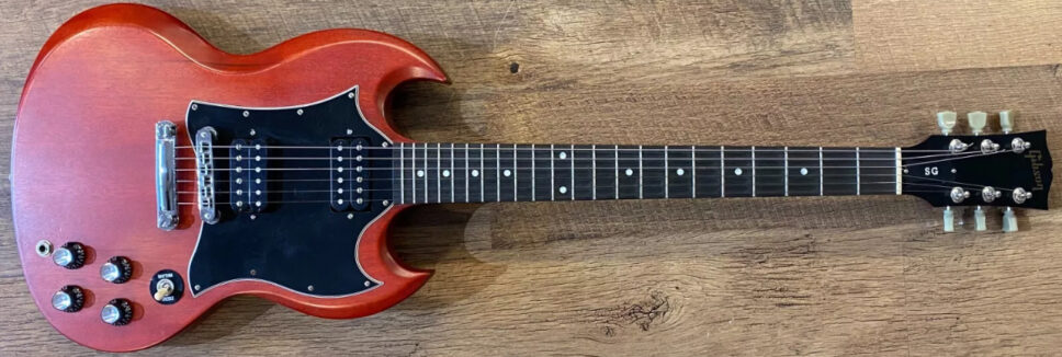 2003 Gibson SG Special Faded Satin Worn Cherry Finish Electr