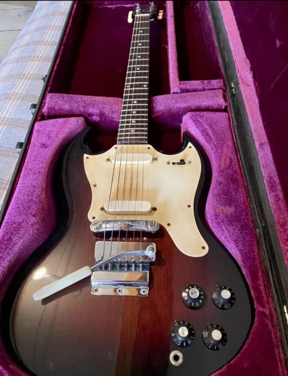 1969 Gibson SG Melody Maker D with Rare Original Custom Fini