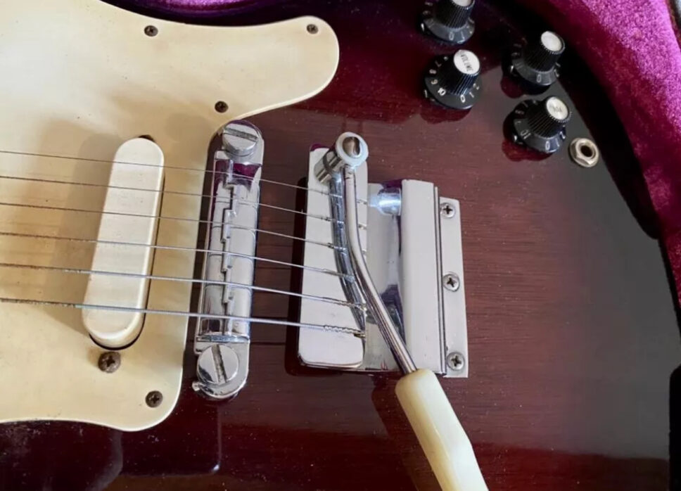 1969 Gibson SG Melody Maker D with Rare Original Custom Fini