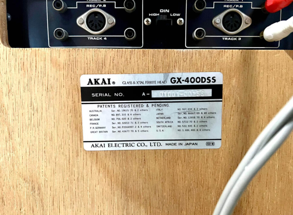 Akai GX-4000D SS Reel-to-Reel Player