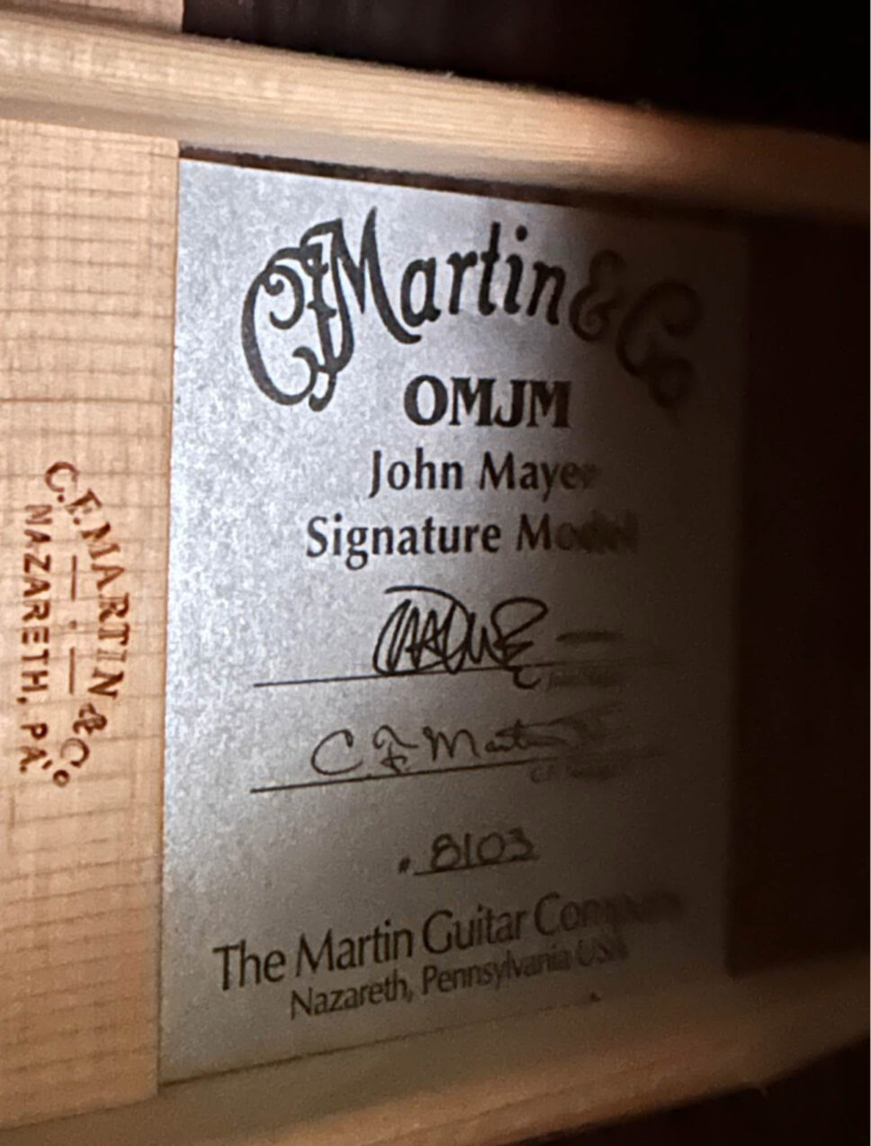 Martin OMJM John Mayer