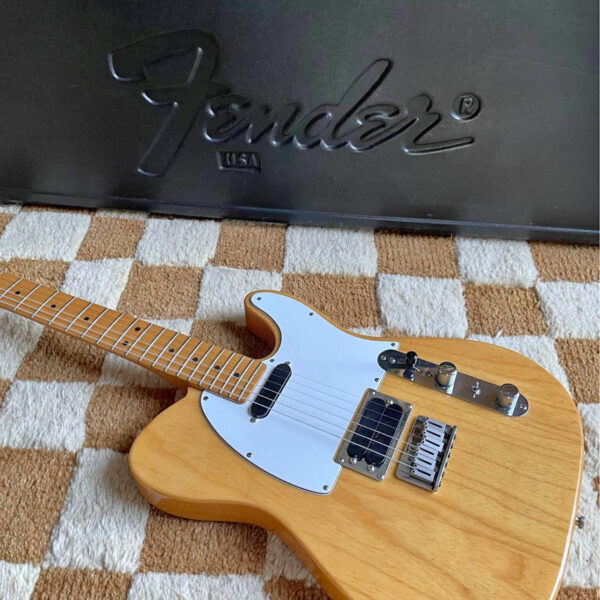 1990 fender telecaster plus natural with original case