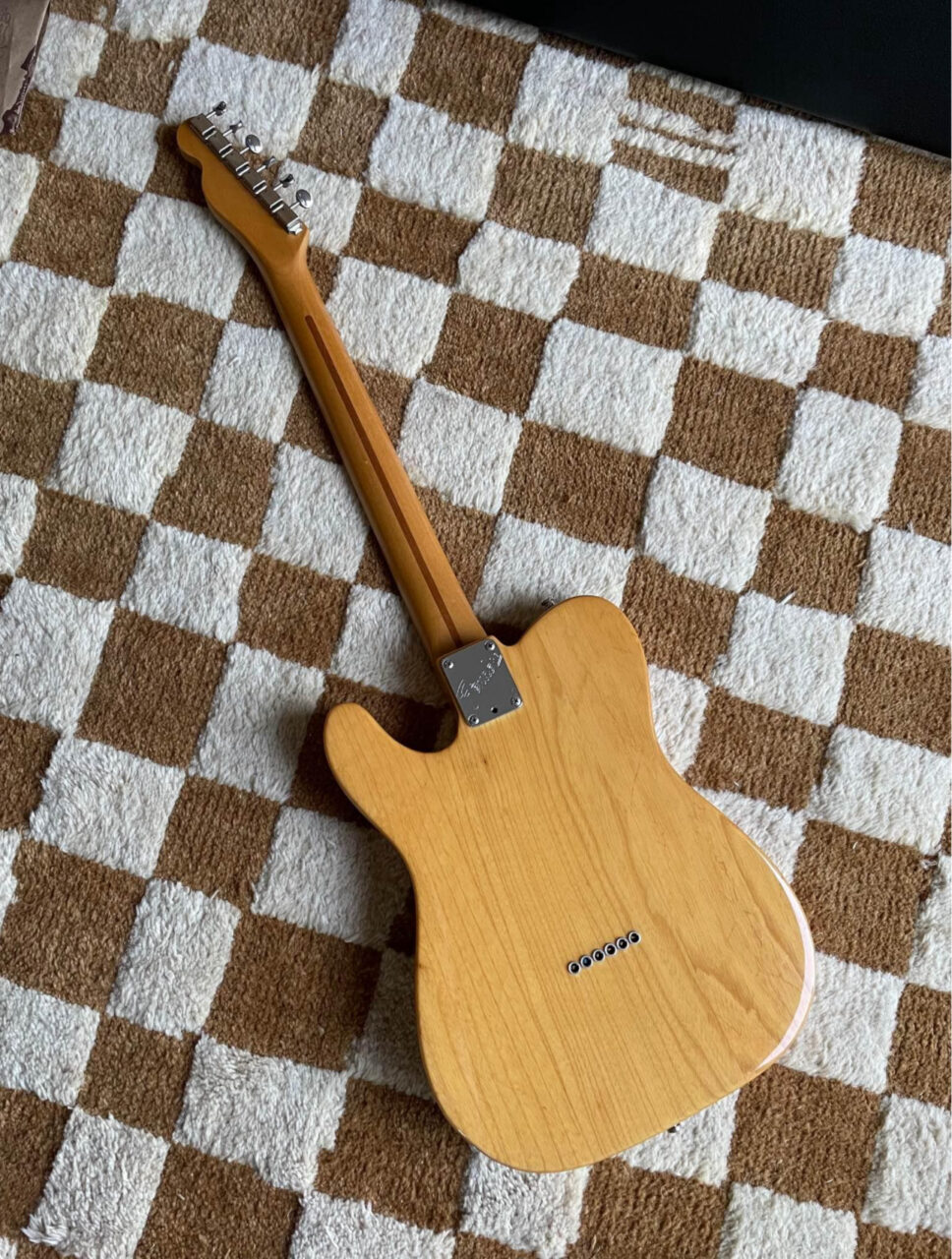 1990 fender telecaster plus natural with original case