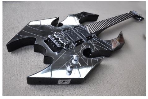Guitare Finition Électrique Sur Mesure
