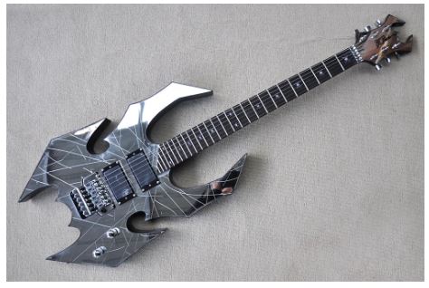 Guitare Finition Électrique Sur Mesure